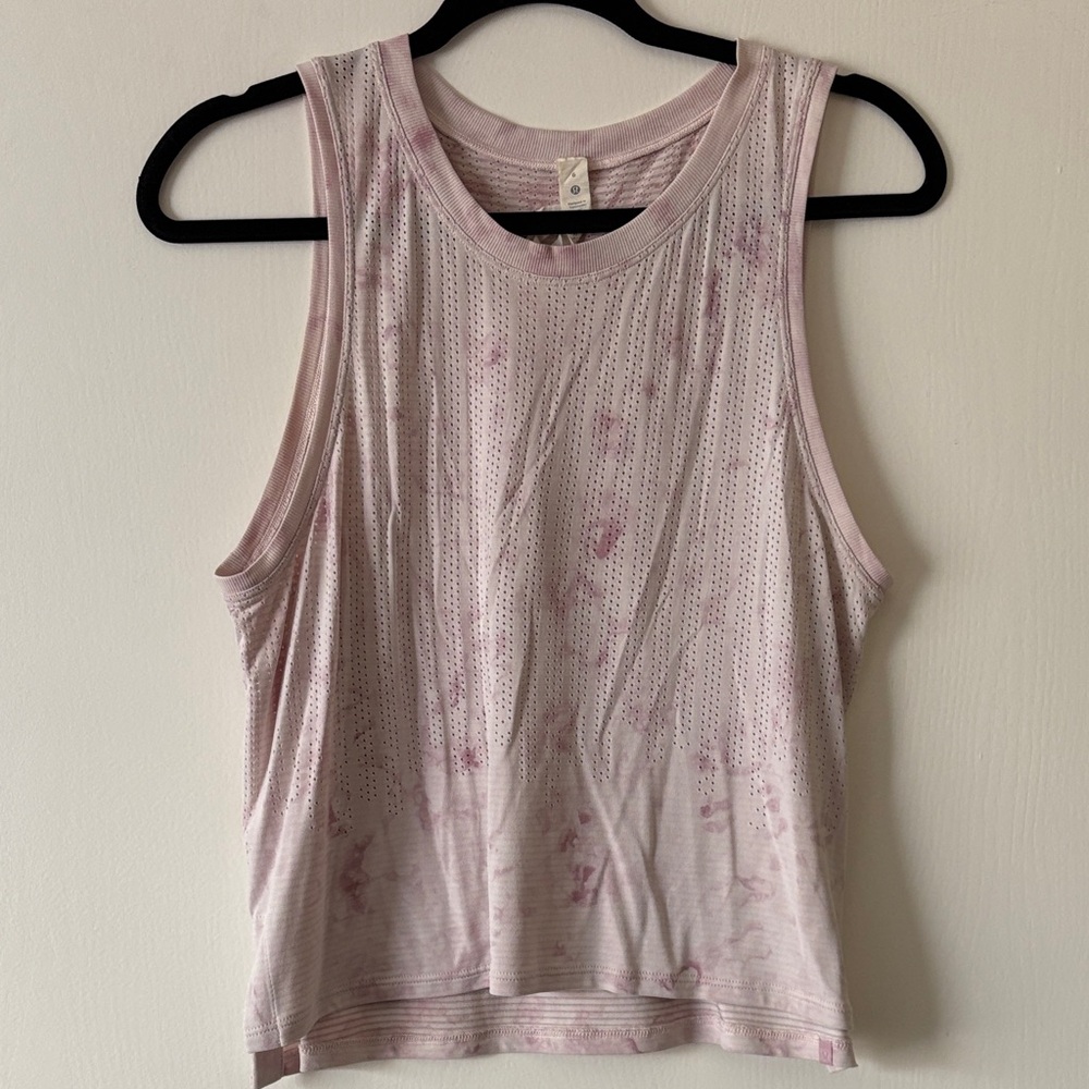 Lululemon Athletica Light Pink Tank Top